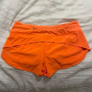 Lululemon speed up shorts 2.5 inch